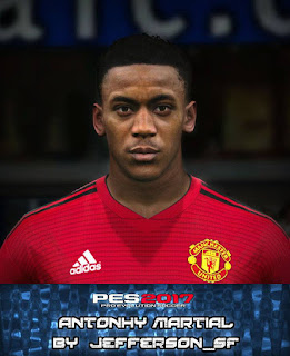 PES 2017 Faces Anthony Martial by FaceEditor Jefferson_SF