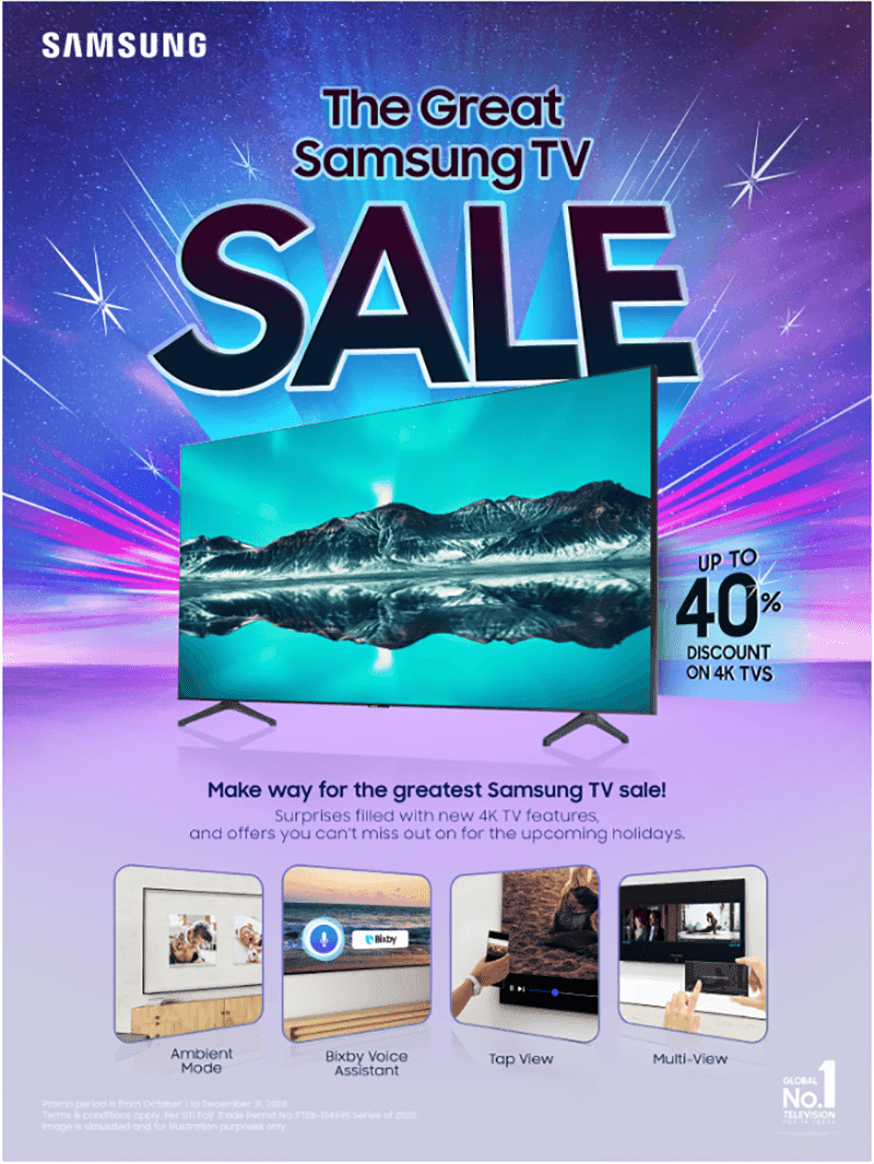 Get up to 40 percent off Samsung 4K TVs