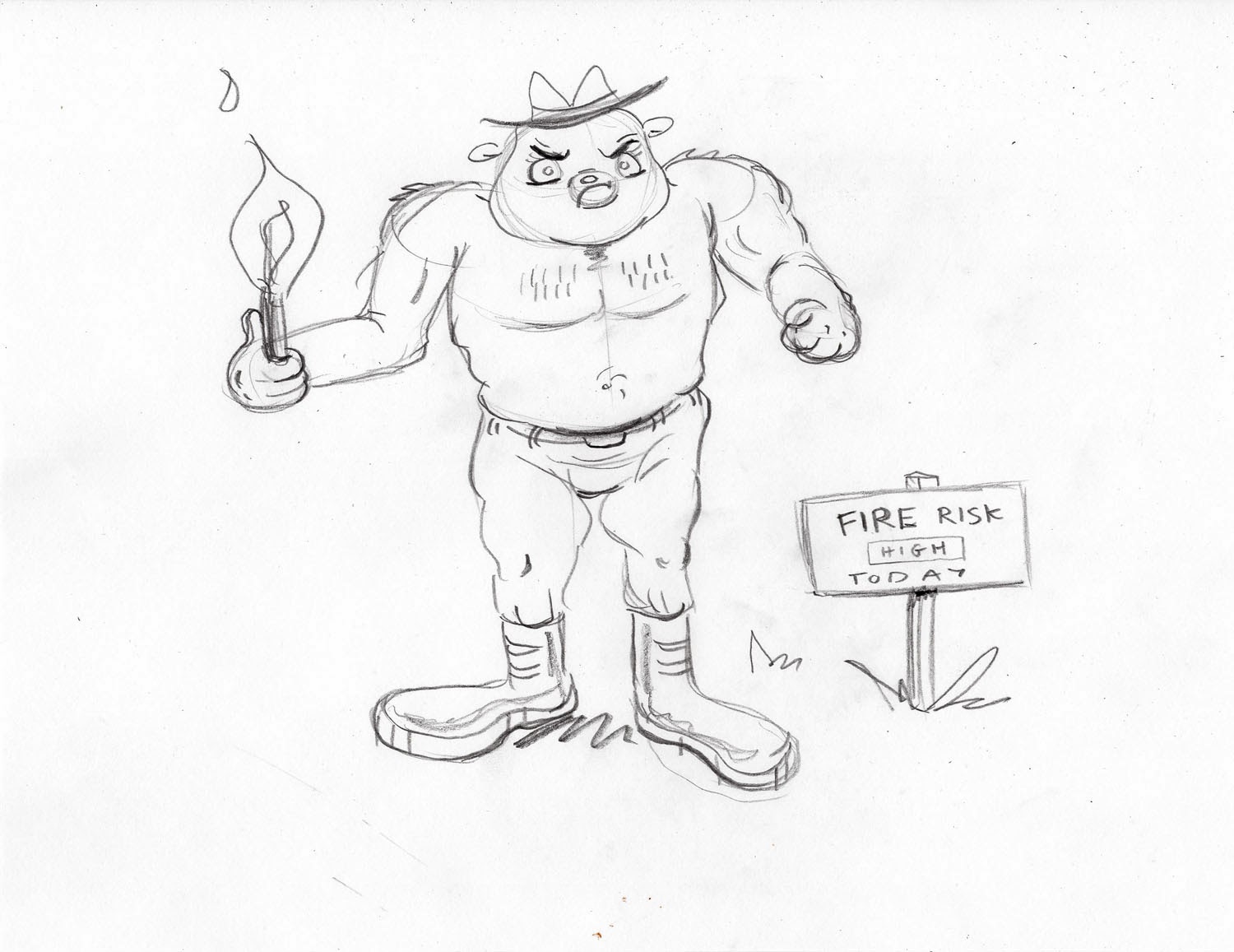 smokey bear coloring pages