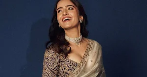 rukshaar dhillon saree cleavage