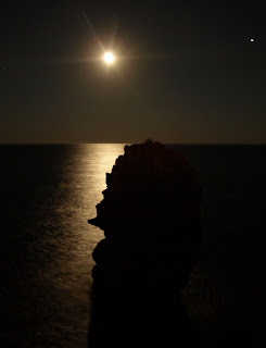 Full Moon above the Sea