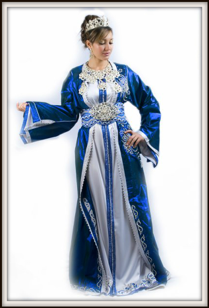 Takchita marocaine bleu roi