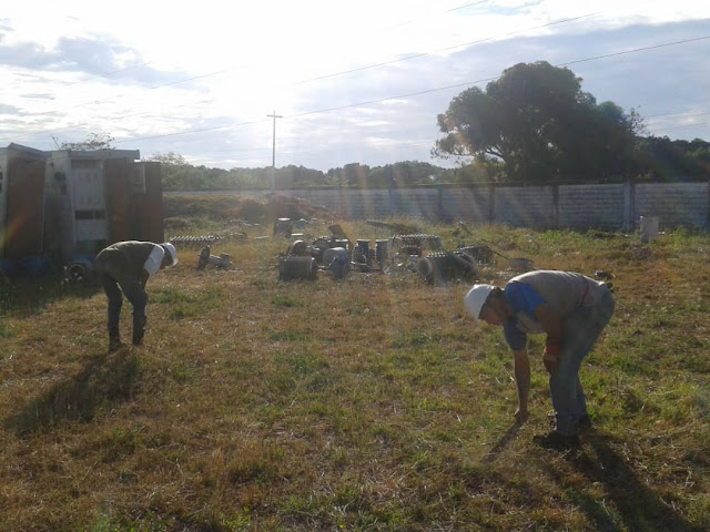 APURE: Continúan labores de desmalezamiento y limpieza en Subestación San Fernando I. 