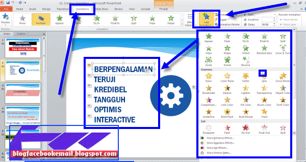 Cara Membuat  Presentasi Menarik Menggunakan Power Point 