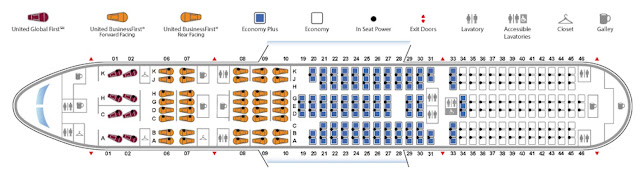 United Airlines Business Class Boeing 777 200, boeing 777-200 seat map, boeing 777-200 seating plan, boeing 777-200 seat plan