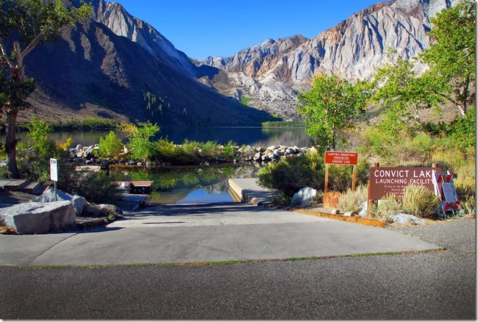 Convict Lake Boat Ramp