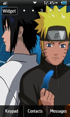 Samsung GT-S5260 Naruto Theme 2 Free Download Wallpaper