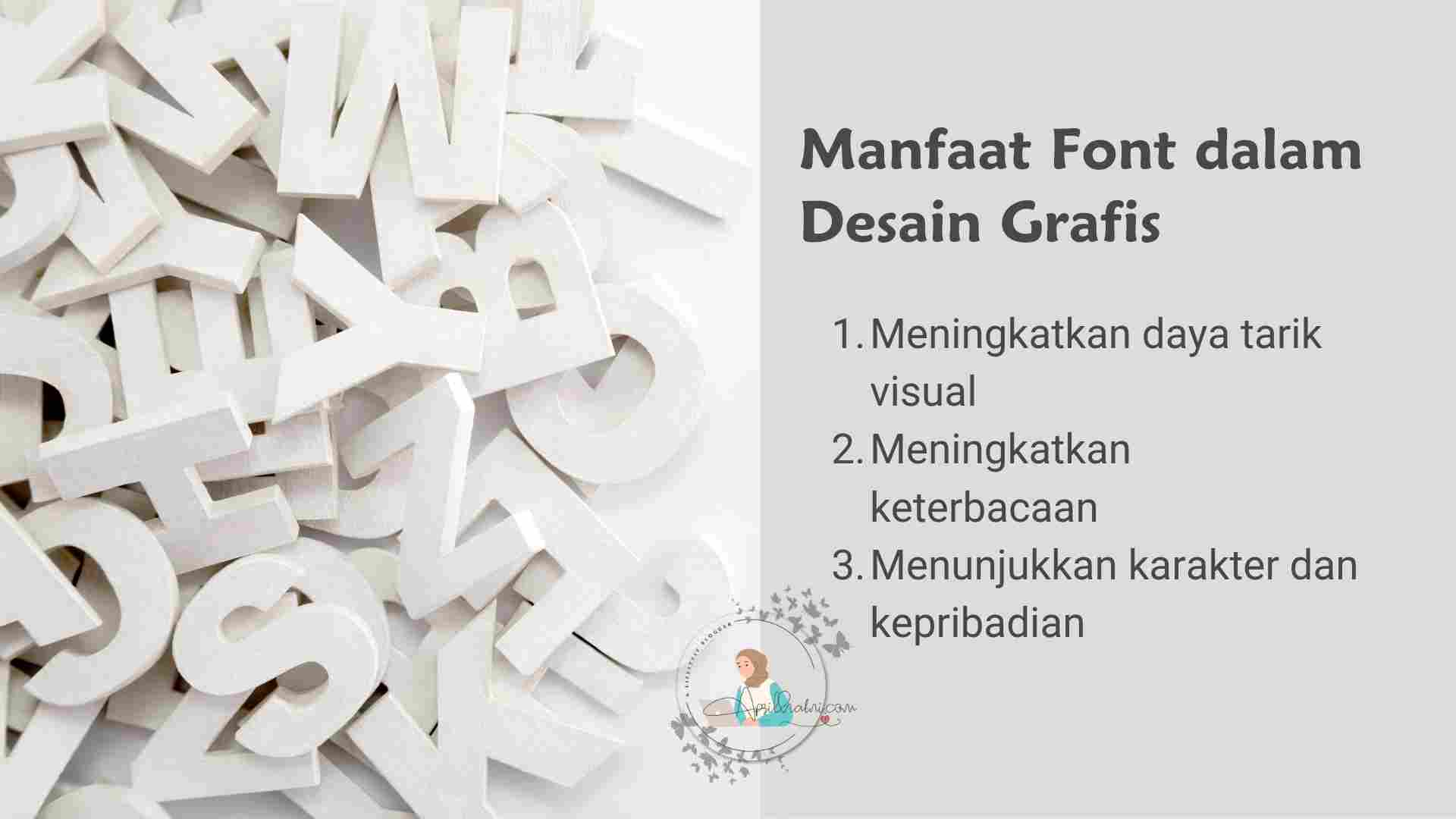 manfaat font dalam desain