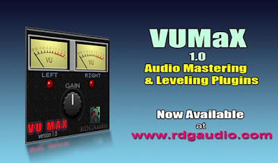 VU Max Free Level meter VU VST Plugin RDGAudio