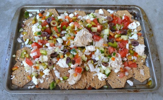 Healthier Mediterranean Nachos