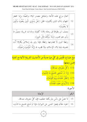 IQTIBAS (Ilmu Balaghah: Ma'ani, Bayan & Badi')