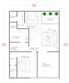 30 40 house plan|30 * 40 duplex house plan|Modern house design|small home design