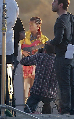 Willow Smith shooting her latest music video for “21st Century Girl”