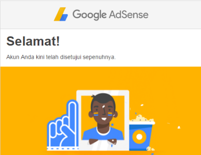 Pengalaman saya diterima Google Adsense Full Approve dengan Cepat