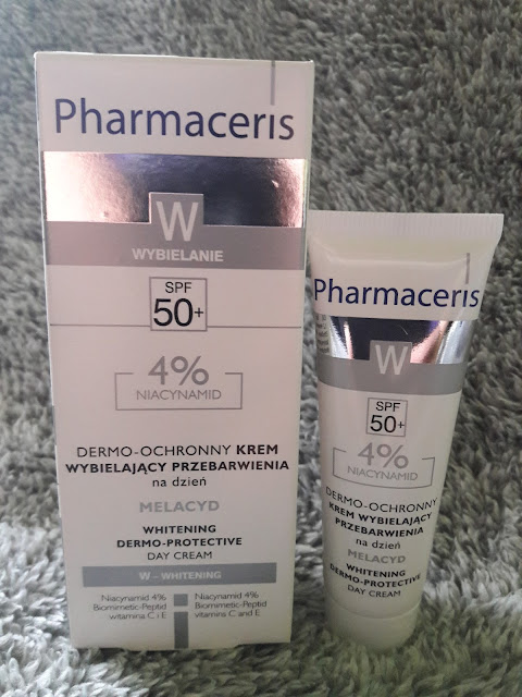 Pharmaceris dermo-ochronny krem wybielający przebarwienia SPF 50+ na dzień - Melacyd