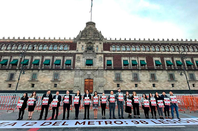 PAN exige castigo a los responsables de la tragedia de la Línea 12 del Metro