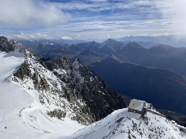 Vista da punta Helbronner