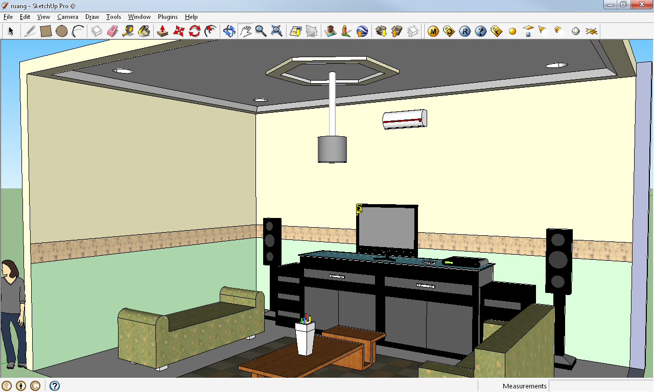 TIPS AND TRICK 3D Rendering Pada Google SketchUp