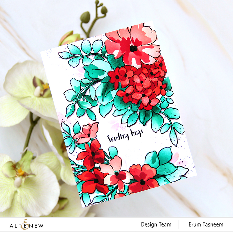 Altenew Craft Your Life Project Kit: Watercolor Flowers   | Erum Tasneem