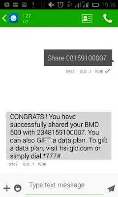 share your glo data plan brownwhitepages