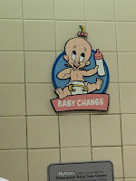 Baby Herman Baby Change Sign Toontown Disneyland