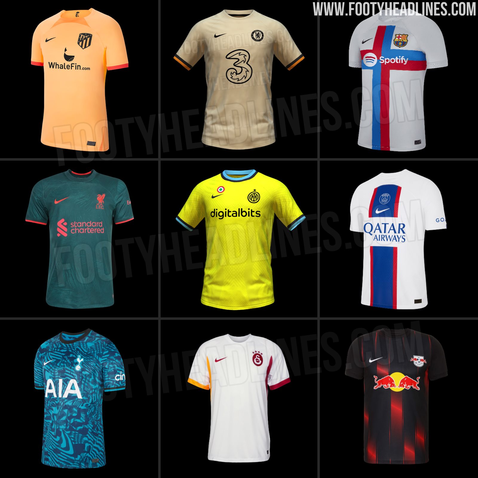 Adidas 22-23 Brazilian Teams Third Kits Released - Footy Headlines