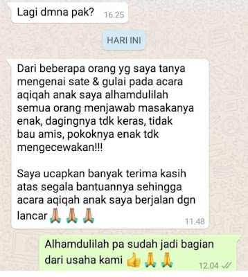 Testimoni Konsumen Paket Kambing Aqiqah Terdekat