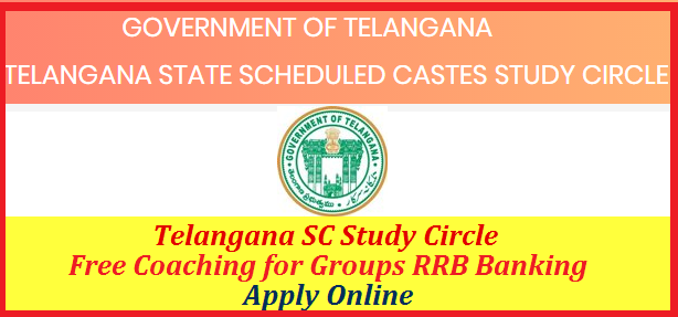 Telangana SC study circle inviting Online Applications from eligible and intended candidates for Entrance Exam to getr Admission into Foundation course for TSPSC Group I II III IV Notifications and SSC RRB Banking services Recruitment Exams. Get Details here about TS SC Study circle Entrance Exam for Foundation course Apply Online Exam Pattern Selection Procedure ts-sc-study-circle-foundation-course-free-coaching-entrance-exam-apply-online-exam-pattern-dates-selection-procedure-details