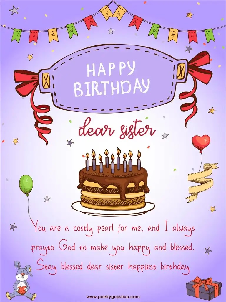 Top 50 Birthday Wishes For Sister With Beautiful Images Poetry Wishes Top 50 Birthday Wishes For Sister With Beautiful Images Poetry Wishes