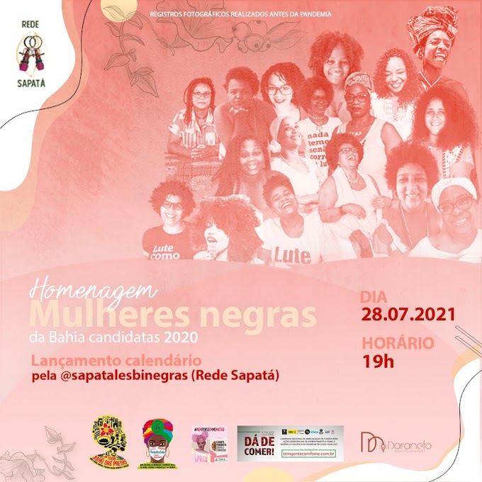 LIVE 28J- REDE SAPATÀ BAHIA -HOMENAGEM MULHERES NEGRAS  -19H