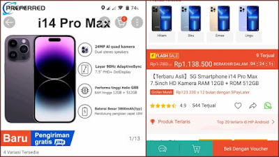 Wow.. Muncul iPhone 14 Pro Max 'KW' dari China, Harga Cuma Rp 1,1 Juta