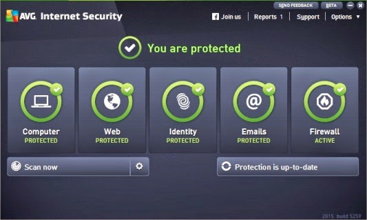 Free AVG Internet Security 2015 Free for One Year (Very Limited time this Promo)