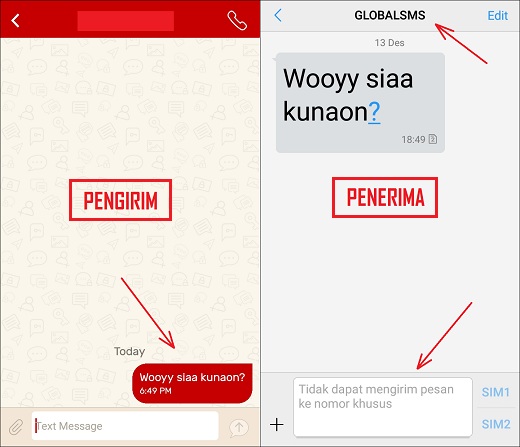 Cara Kirim SMS Tanpa Terlihat Nomor Pengirim di Android