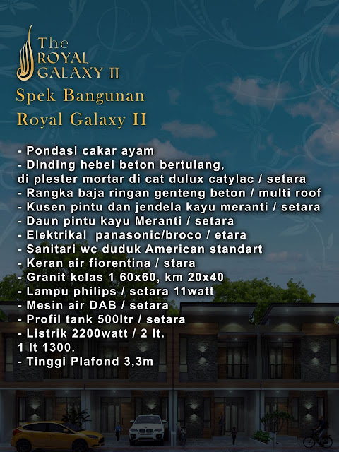 Perumahan Syariah The Royal Galaxy 2 Cikunir Bekasi Selatan