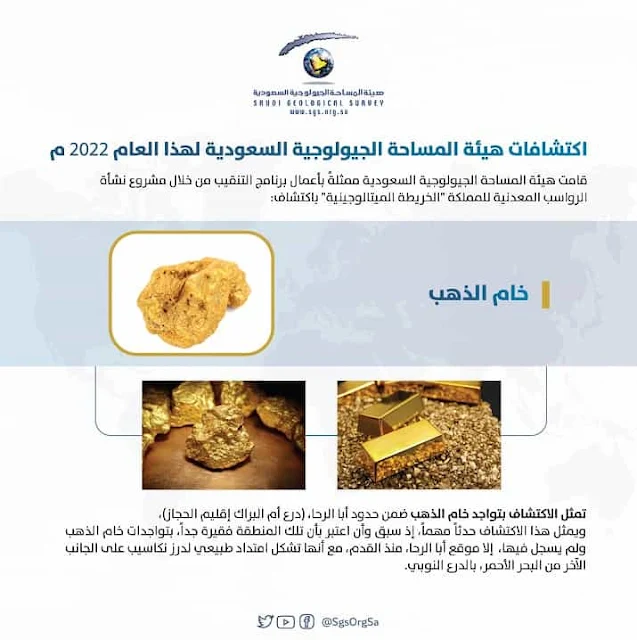 New sites of Gold and Copper discovered in Madina - Saudi Geological Survey - Saudi-Expatriates.com