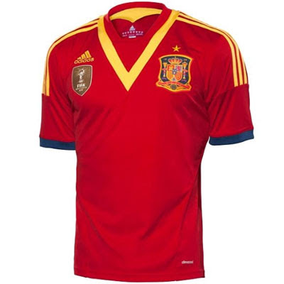 camiseta España Copa Confederaciones 2013 selección española de fútbol