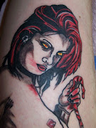 Zombie girl tattoo. This is probably my longest session at pretty much 5 .