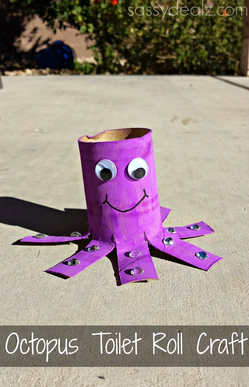 Octopus Toilet  Paper  Roll  Craft  For Kids Crafty Morning