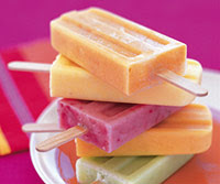 Fresh Fruit Yogurt Pops