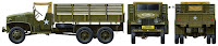 Tamiya 1/48 U.S. 2 1/2 TON 6x6 CARGO TRUCK(32548) Color Guide & Paint Conversion Chart　