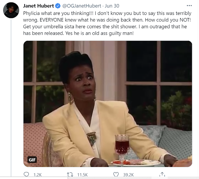 Janet Hubert tweet