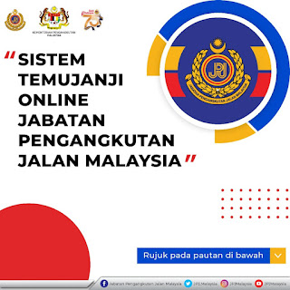 Permohonan Temujanji Online JPJ Negeri / Cawangan