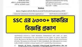 SSC JE Recruitment 2023