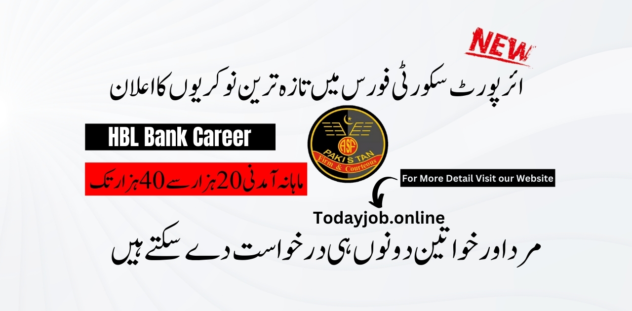 Apply Online for ASF Jobs 2024 at www.asf.gov.pk jobs 2024