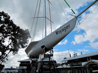 America's Cup Challenger Racing Boat Auckland New Zealand