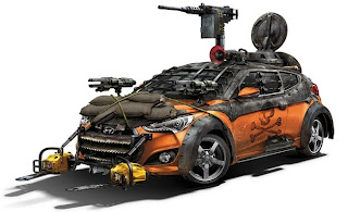 Hyundai Veloster Zombie Survival Machine - Comic-Con