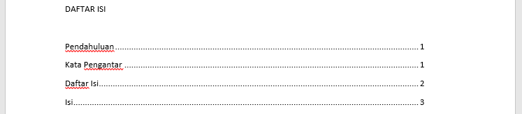 titik Daftar Isi di Microsoft Word Secara Manual Rapi Cara Membuat Titik-titik Daftar Isi di MS Word Rapi