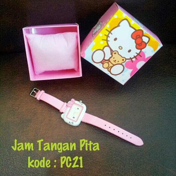 Jual Jam Tangan Hello Kitty Murah Grosir Ecer Kepala Baby Pink