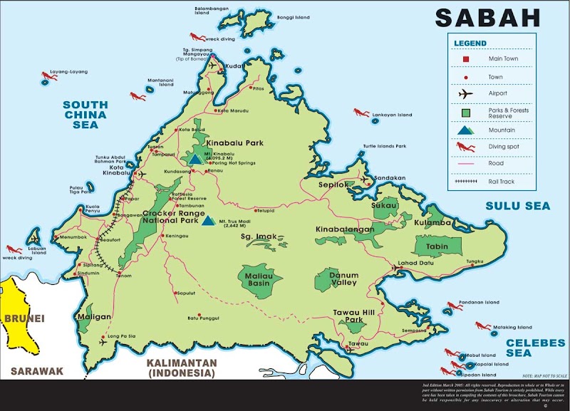 Baru Borneo Map Of Malaysia, Konsep Penting!