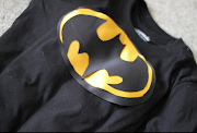 I did this to see where I should sew the Batman Symbol.